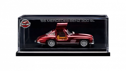 Машинка Premium Hot Wheels '55 Mercedes-Benz 300 SL Red Line Club RLC 1:64 HNL27 Dark Red - Retromagaz, image 1