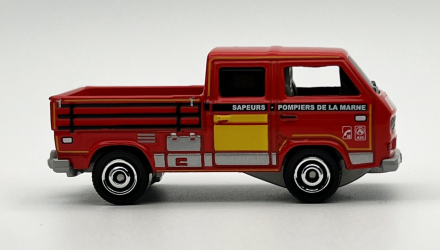 Тематична Машинка Matchbox '90 Volkswagen Transporter Crew Cab France 1:64 HBL02/HFH69 Red - Retromagaz, image 5