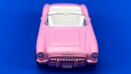 Машинка Базовая Hot Wheels Barbie The Movie 1956 Corvette Screen Time 1:64 HKG52 Pink - Retromagaz, image 5