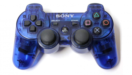 Геймпад Бездротовий Sony PlayStation 3 DualShock 3 Crystal Clear Blue Б/У - Retromagaz, image 1