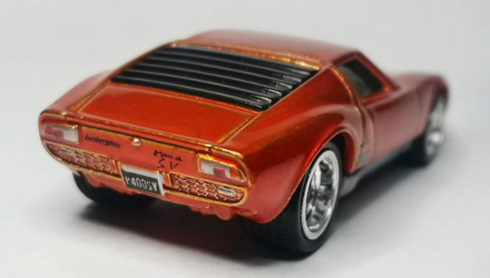 Машинка Базовая Hot Wheels `71 Lamborghini Miura SV Super Treasure Hunt STH Exotics 1:64 HCY13 Orange - Retromagaz, image 3