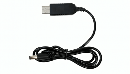 Кабель RMC Живлення для Роутера від PowerBank 12V USB 2.0 - DC 5.5x2.1 1m - Retromagaz, image 2