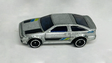 Машинка Базова Hot Wheels Toyota AE-86 Corolla Zamac Workshop 1:64 BFG82 Silver - Retromagaz, image 3