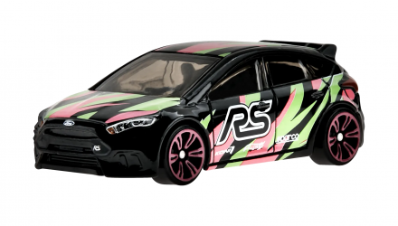 Тематична Машинка Hot Wheels Ford Focus RS Neon Speeders 1:64 HLH72/HLH73 Black - Retromagaz, image 2