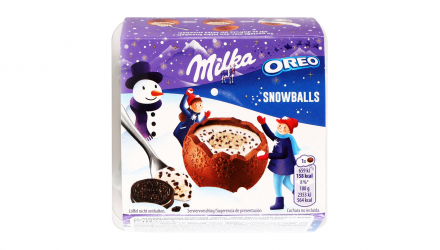 Шоколад Молочний Milka Snowballs Oreo 4 Pieces - Retromagaz, image 1