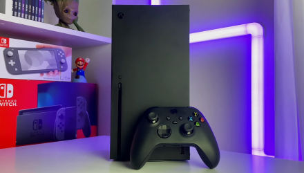 Набір Консоль Microsoft Xbox Series X 1TB Black Новий  + Геймпад Бездротовий Controller Shock Blue - Retromagaz, image 1