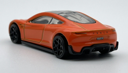 Машинка Базовая Hot Wheels Tesla Roadster Then and Now 1:64 HKJ47 Orange - Retromagaz, image 6