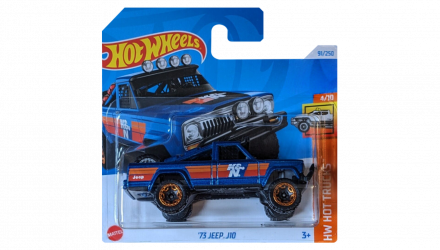 Машинка Базова Hot Wheels '73 Jeep J10 Hot Trucks 1:64 HTC31 Blue - Retromagaz, image 1