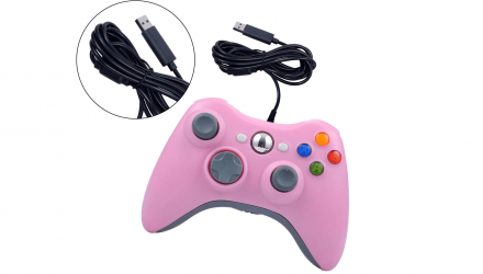 Геймпад Дротовий RMC Xbox 360 Pink 2m Новий - Retromagaz, image 3