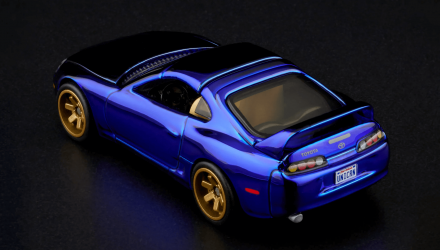 Машинка Premium Hot Wheels 1997 Toyota Supra Red Line Club RLC 1:64 HWF07 Blue - Retromagaz, image 2