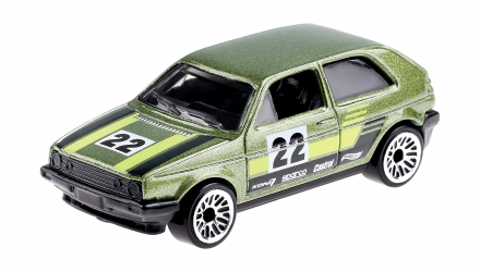 Тематическая Машинка Hot Wheels Volkswagen Golf MK2 Cult Racers 1:64 GRP20 Green - Retromagaz, image 2