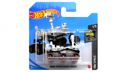 Машинка Базовая Hot Wheels Mars Perseverance Rover Space 1:64 GRY73 White - Retromagaz, image 1