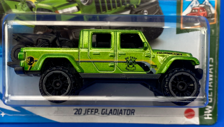 Машинка Базова Hot Wheels '20 Jeep Gladiator Getaways 1:64 GTC83 Green - Retromagaz, image 2