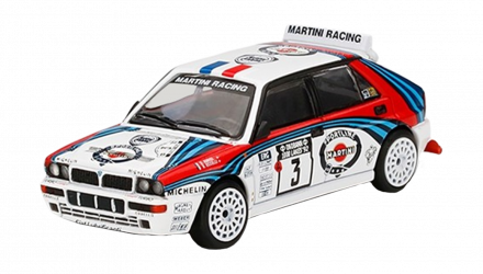 Машинка Premium MINI GT Lancia Delta HF Integrale Evoluzione 1:64 White - Retromagaz, image 1