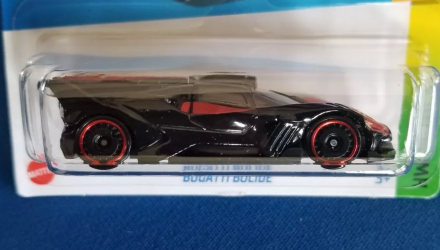 Машинка Базовая Hot Wheels Bugatti Bolide Exotics 1:64 HTF08 Black - Retromagaz, image 1