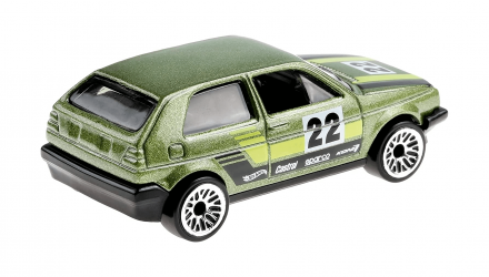 Тематическая Машинка Hot Wheels Volkswagen Golf MK2 Cult Racers 1:64 GRP20 Green - Retromagaz, image 3