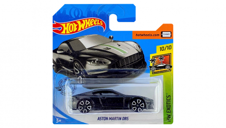 Машинка Базовая Hot Wheels Aston Martin DBS Exotics 1:64 FYC35 Black - Retromagaz, image 1