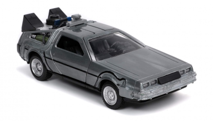 Машинка Jada Delorean DMC-12 Back to the Future 1 Time Machine 1:32 Silver - Retromagaz, image 8