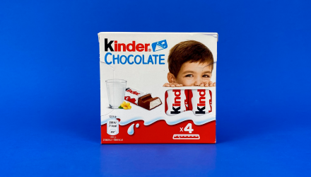 Шоколад Молочний Kinder Chocolate 4 Pieces 50g - Retromagaz, image 1