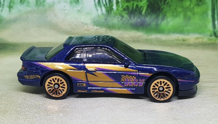 Машинка Базовая Hot Wheels Nissan Silvia (S13) Speed Graphics 1:64 GHF03 Dark Blue - Retromagaz, image 5