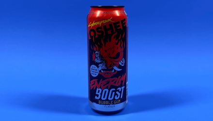 Набір Напій Енергетичний Oshee Cyberpunk Energy Boost Bubble Gum 500ml 12шт - Retromagaz, image 1