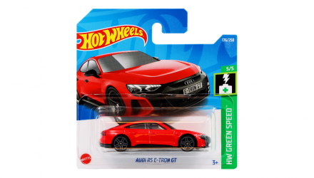 Машинка Базовая Hot Wheels Audi RS E-Tron GT Green Speed 1:64 HCX39 Red - Retromagaz, image 1