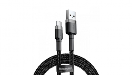 Кабель Baseus Cafule 2A USB 2.0 - USB Type-C 3m - Retromagaz, image 1