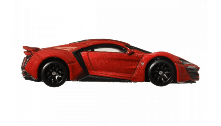 Тематическая Машинка Hot Wheels Lykan Hypersport W Motors Dominic Toretto Fast & Furious 1:64 HNR88/HRW48 Red - Retromagaz, image 3