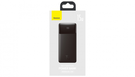 Портативний Акумулятор Power Bank Baseus Bipow Digital Display Black 30000 mAh 15 W - Retromagaz, image 1