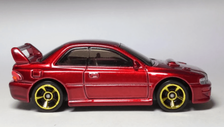 Машинка Базова Hot Wheels '98 Subaru Impreza 22B STi-Version Turbo 1:64 GHF06 Red - Retromagaz, image 4