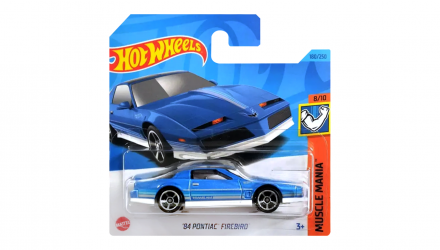 Машинка Базова Hot Wheels '84 Pontiac Firebird Muscle Mania 1:64 HKJ57 Metallic Blue - Retromagaz, image 1