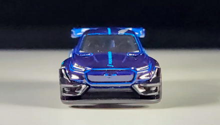 Машинка Базовая Hot Wheels Ford Mustang Mach-E 1400 Drag Strip 1:64 HKH29 Dark Blue - Retromagaz, image 5