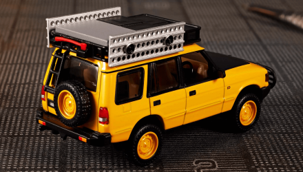 Машинка Premium Hot Wheels '94 Land Rover Discovery Elite 64 1:64 HNJ65 Yellow - Retromagaz, image 2