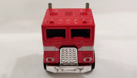 Машинка Базовая Hot Wheels Freightliner Optimus Prime T7 Transformers Screen Time 1:64 HYW26 Red - Retromagaz, image 3