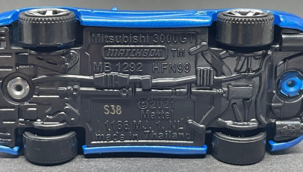 Машинка Большой Город Matchbox 1994 Mitsubishi 3000GT Highway 1:64 HVN83 Blue - Retromagaz, image 5