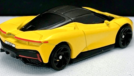 Машинка Базовая Hot Wheels Automobili Pininfarina Battista Exotics 1:64 HCV89 Yellow - Retromagaz, image 3