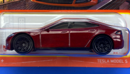 Машинка Большой Город Matchbox Tesla Model S Metro 1:64 HVN70 Red - Retromagaz, image 3