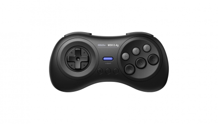 Набір Консоль Sega Mega Drive 2 MK-1631 USA Black Б/У  + Геймпад Бездротовий 8BitDo M30 2.4G Новий - Retromagaz, image 2