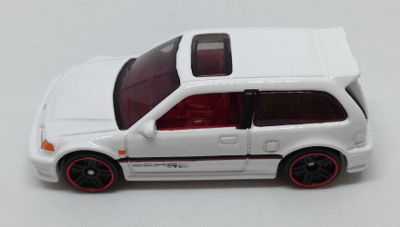 Машинка Базова Hot Wheels '90 Honda Civic EF Then and Now 1:64 DVB00 White - Retromagaz, image 4