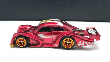 Машинка Базова Hot Wheels Volkswagen Käfer Racer Super Treasure Hunt STH Contoured 1:64 HCY09 Red - Retromagaz, image 3