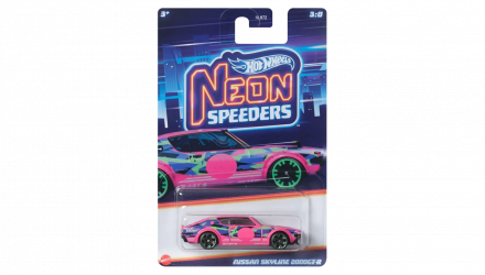 Тематична Машинка Hot Wheels Nissan Skyline 2000GT-R Neon Speeders 1:64 HLH72/HRW69 Pink - Retromagaz, image 1