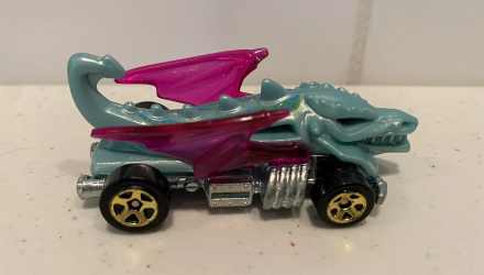 Машинка Базовая Hot Wheels Dragon Blaster Let's Race 1:64 HTC10 Blue - Retromagaz, image 3