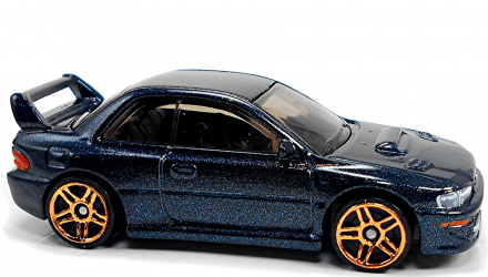 Машинка Базова Hot Wheels '98 Subaru Impreza 22B STi-Version J-Imports 1:64 GTB01 Dark Blue - Retromagaz, image 2