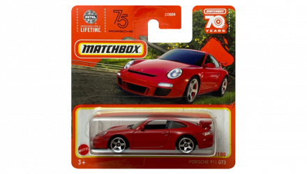 Машинка Велике Місто Matchbox Porsche 911 GT3 Highway 1:64 HLC89 Red - Retromagaz, image 1