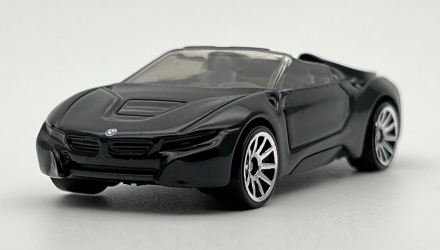 Машинка Базовая Hot Wheels BMW i8 Roadster Roadsters 1:64 HKK13 Black - Retromagaz, image 2