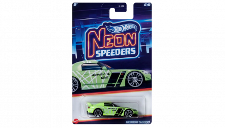 Тематична Машинка Hot Wheels Honda S2000 Neon Speeders 1:64 HLH72/HRW72 Green - Retromagaz, image 1