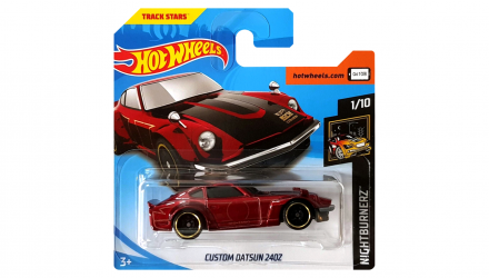 Машинка Базова Hot Wheels Custom Datsun 240Z Nightburnerz 1:64 FJY95 Red - Retromagaz, image 1