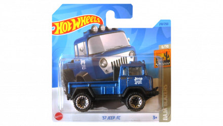 Машинка Базовая Hot Wheels '57 Jeep FC Baja Blazers 1:64 HKG72 Metallic Blue - Retromagaz, image 1