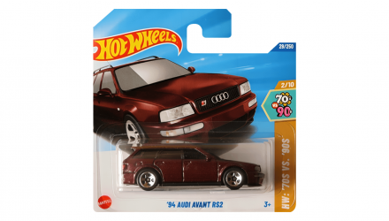 Машинка Базова Hot Wheels '94 Audi Avant RS2 '70s vs. '90s 1:64 HYW82 Red - Retromagaz, image 1