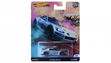 Машинка Premium Hot Wheels Honda S2000 Street Tuners 1:64 FYN77 Silver - Retromagaz, image 1